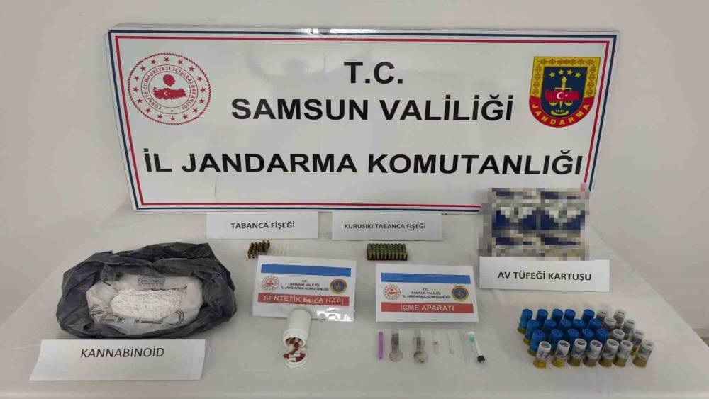 Samsun&rsquo;da 1 kilo 99 gram bonzai ham maddesi ele ge&ccedil;irildi
