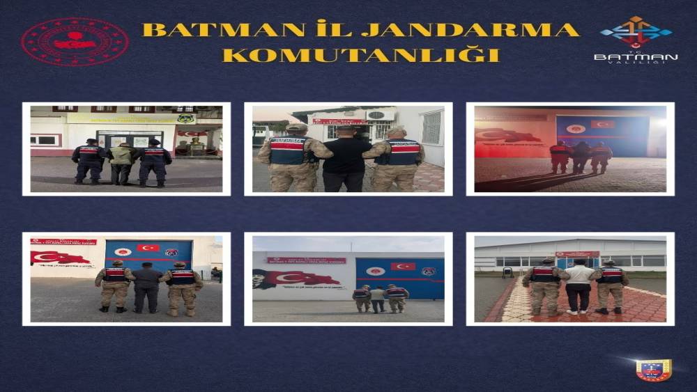 Batman&rsquo;da jandarma ekim ayında 39 aranan şahsı yakaladı, 88 kişiye adli işlem yapıldı

