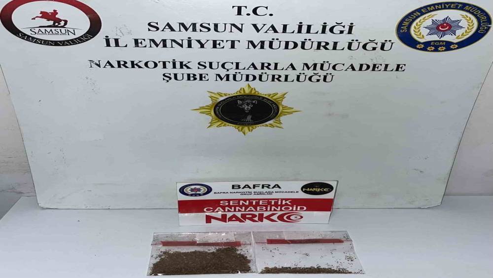 Bafra&rsquo;da uyuşturucu operasyonunda 1 tutuklama
