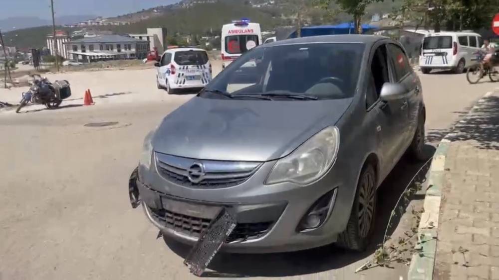 Osmaniye&rsquo;de motosiklet ile otomobil &ccedil;arpıştı: 1 yaralı
