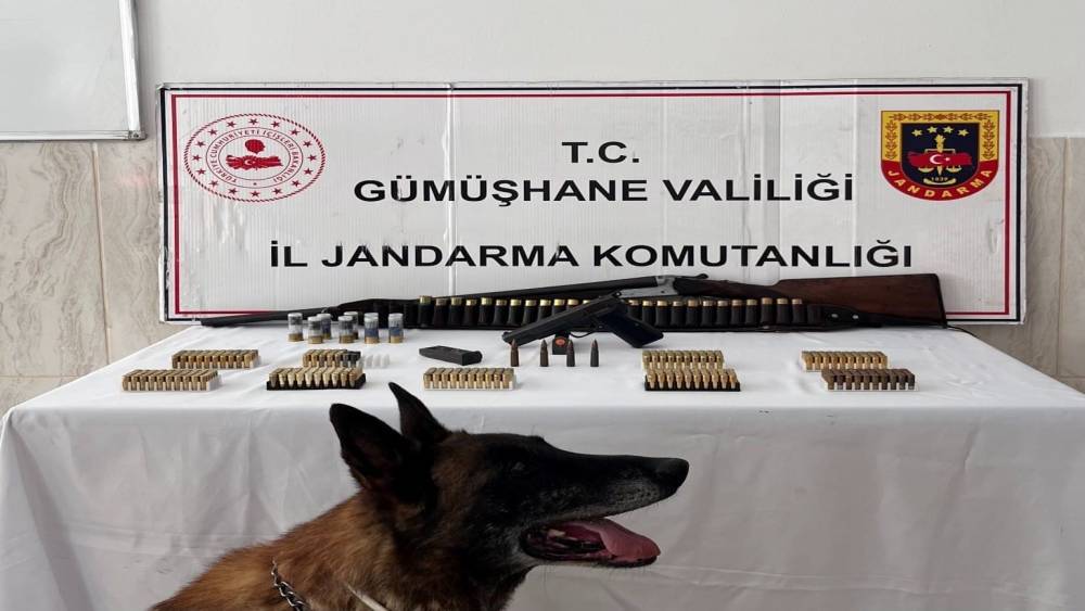 G&uuml;m&uuml;şhane&rsquo;de ruhsatsız silah ve &ccedil;ok sayıda m&uuml;himmat ele ge&ccedil;irildi
