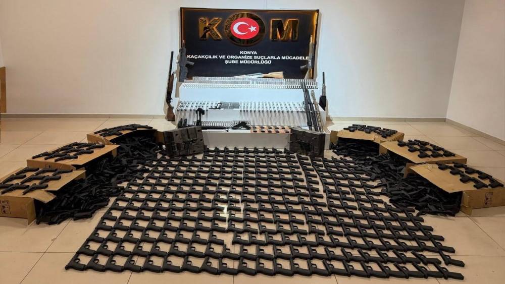 Konya&rsquo;da ka&ccedil;ak silah operasyonu: 4 tutuklama
