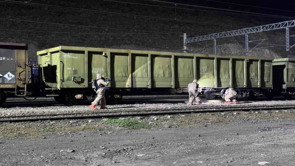 Y&uuml;k treninde kimyasal sızıntı alarmı
