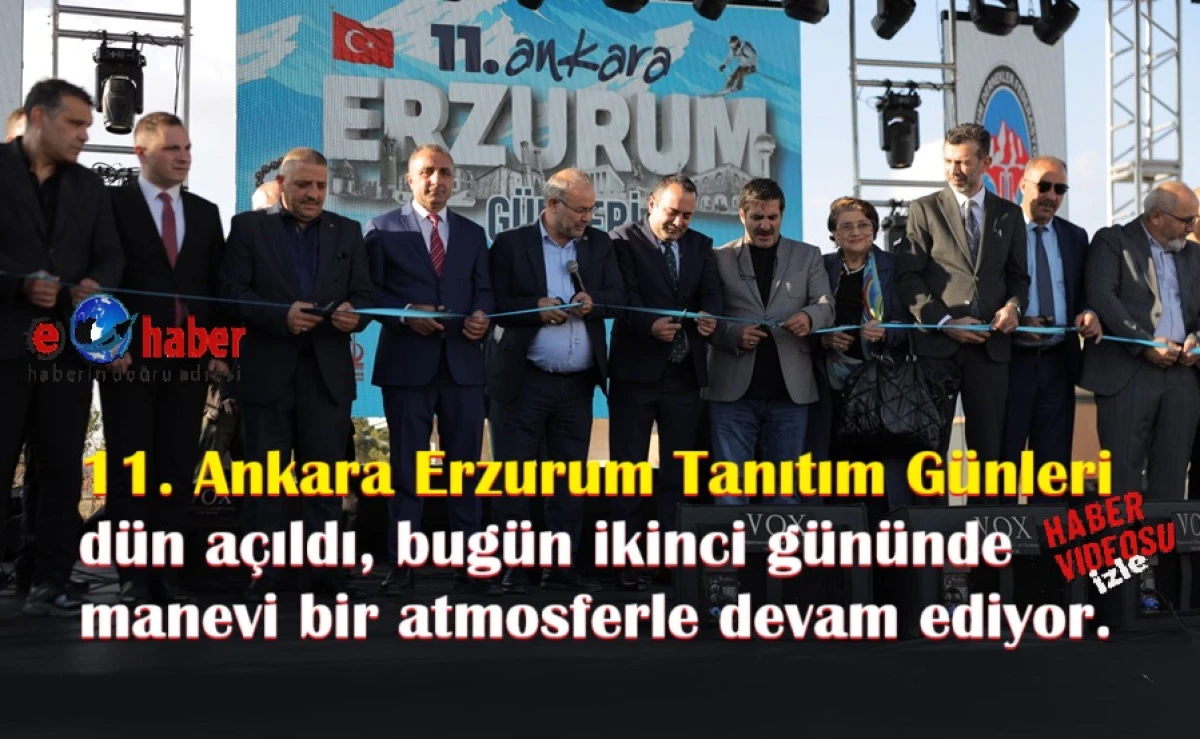 Ankara’da Erzurum Günleri İkinci Gününde Yoğun İlgiyle Devam Ediyor