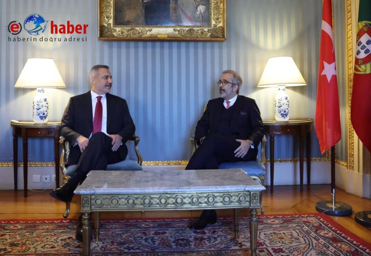  Bakan Fidan, Portekizli mevkidaşı Rangel g&ouml;r&uuml;şt&uuml;   