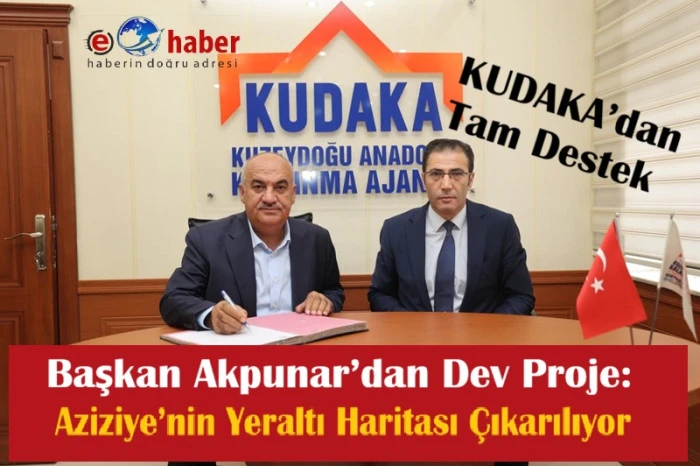 Başkan Akpunar D&uuml;ğmeye Bastı, Aziziye&rsquo;de Jeotermal Araştırma Başladı