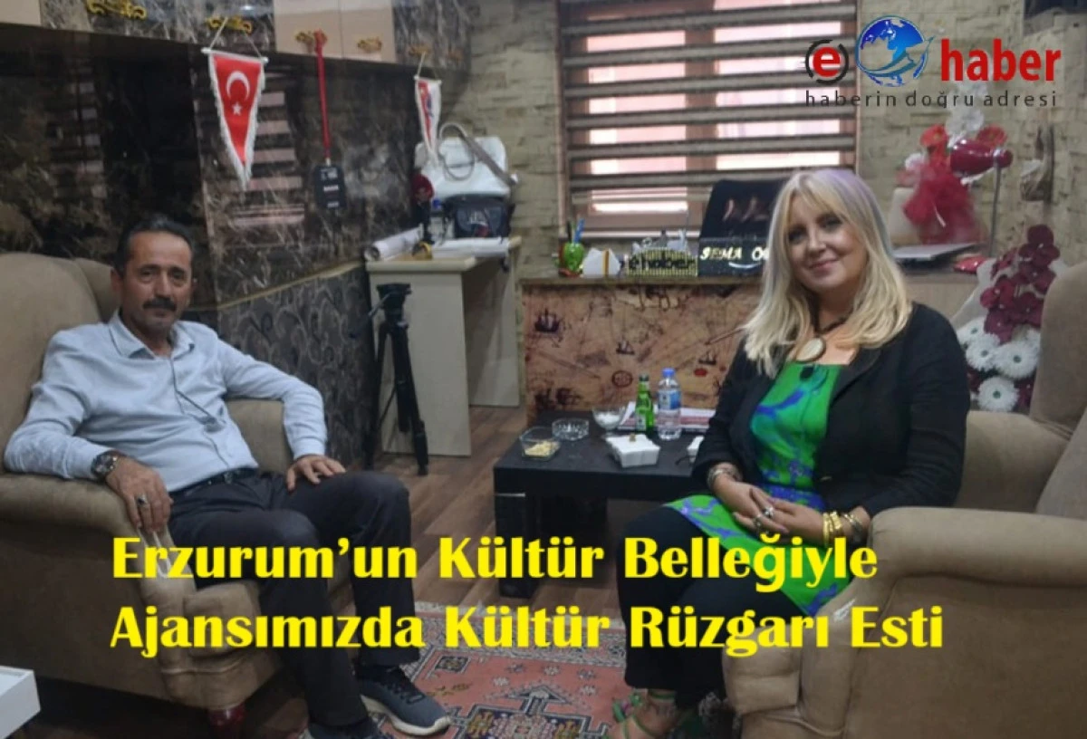 Erzurum’un önceki İl Kültür ve Turizm Müdürü Cemal Almaz'dan Ehaber’e Vefa Ziyareti