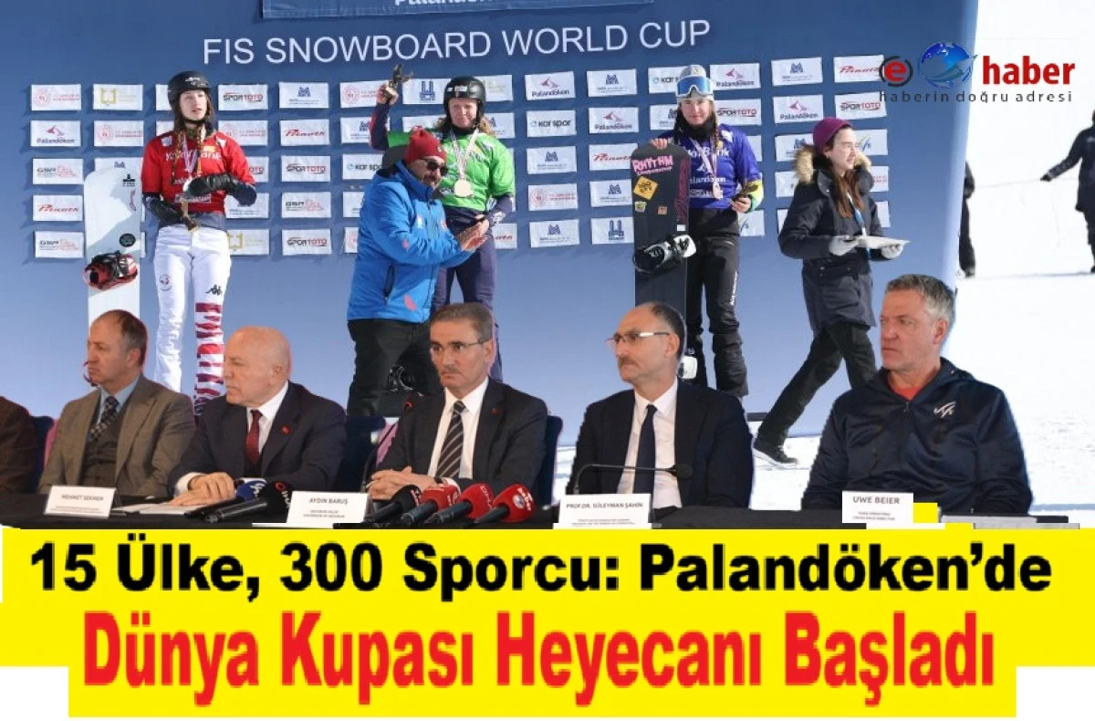 Erzurum, SBX Snowboard D&uuml;nya Kupası&rsquo;na Ev Sahipliği Yapıyor