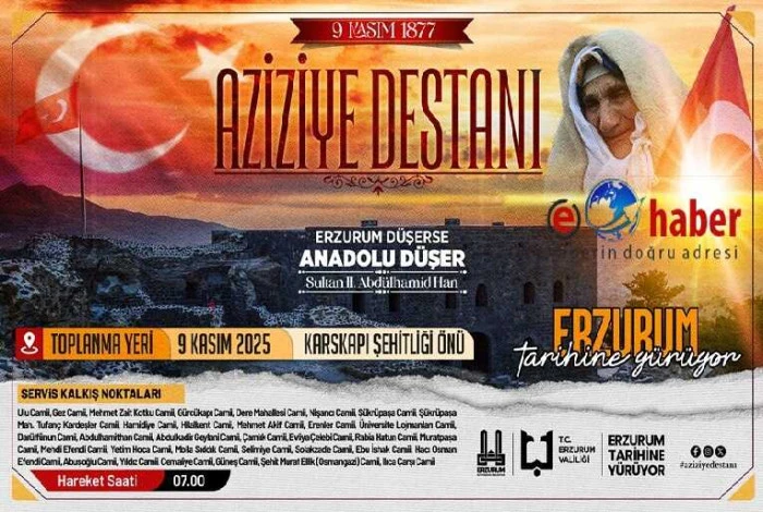 Erzurum Tarihine Yürüyor: Aziziye Ruhuyla 148. Yıl