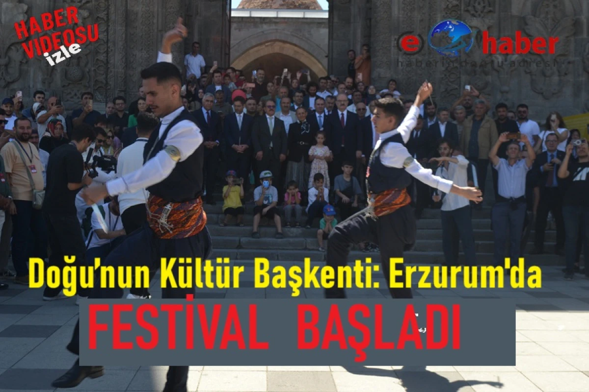  Erzurum’da Kültürün Kalbi Atıyor: Türkiye Kültür Yolu Festivali Başladı