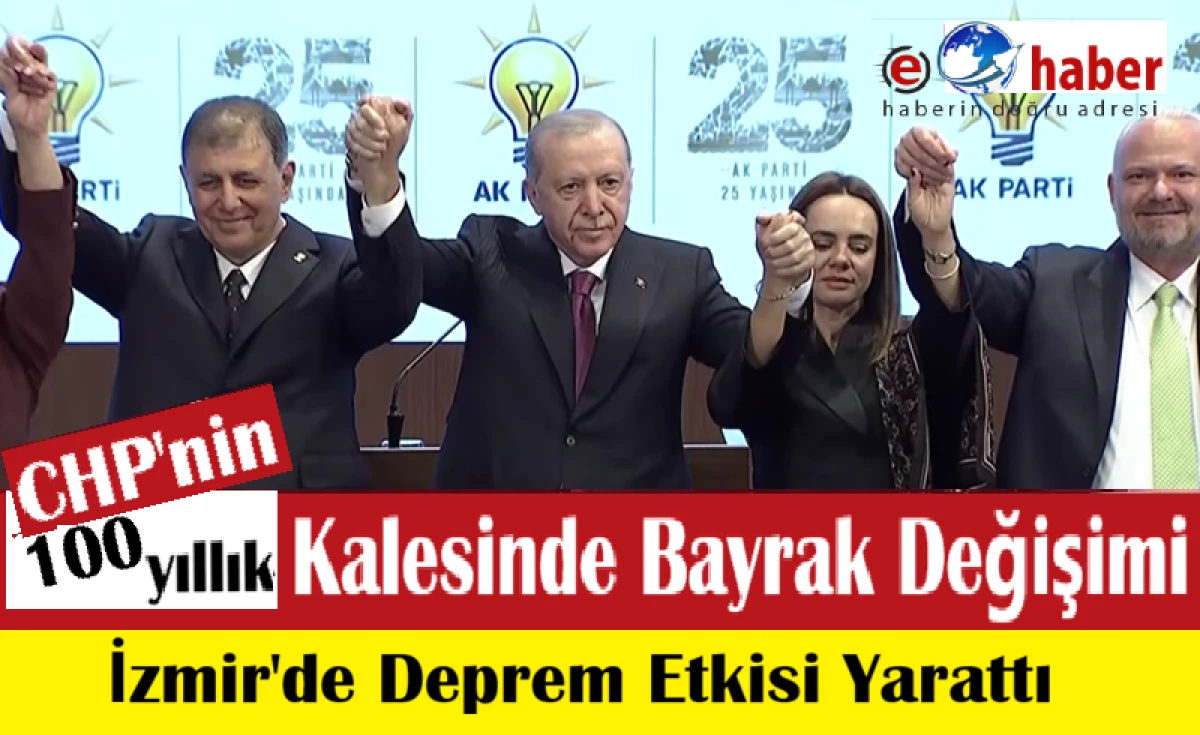 İZMİR'DE SİYASİ DEPREM: CEMİL TUGAY AK PARTİ'YE KATILDI