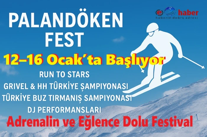 Paland&ouml;ken Fest Başlıyor: Kışın Ritmi Zirvede Atacak