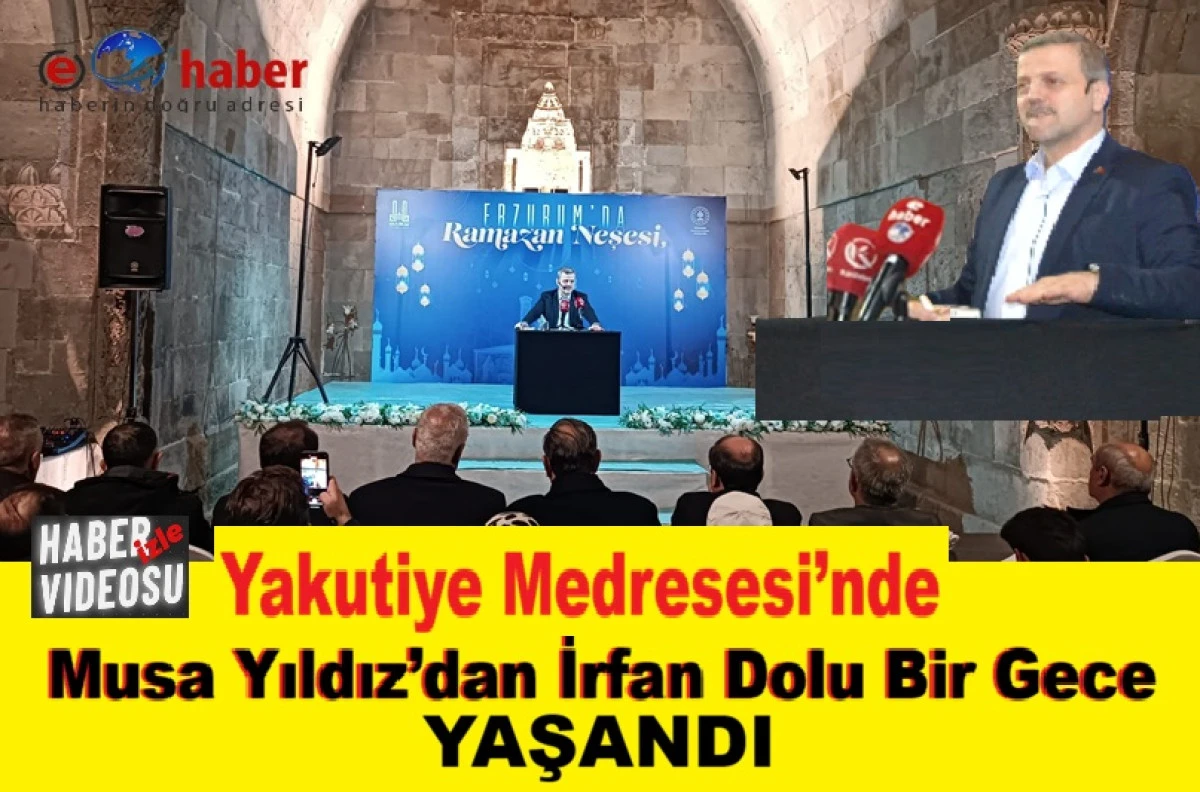 Prof. Dr. Musa Yıldız Erzurum'da Ahmet Yesevi'yi Anlattı