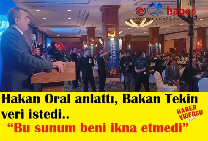 Tekin'den Erzurum zirvesinde dikkat &ccedil;eken &ccedil;ıkış: İkna olmadan s&ouml;z vermem