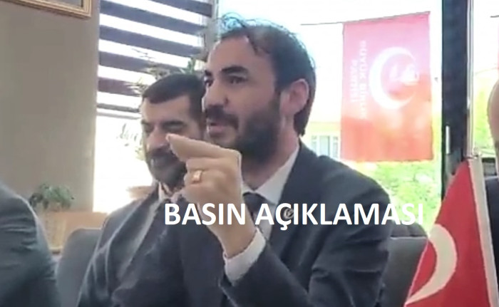 BBP Erzurum İl Başkanı Ahmet Eşref YILMAZ.'ın Basın açıklaması /2
