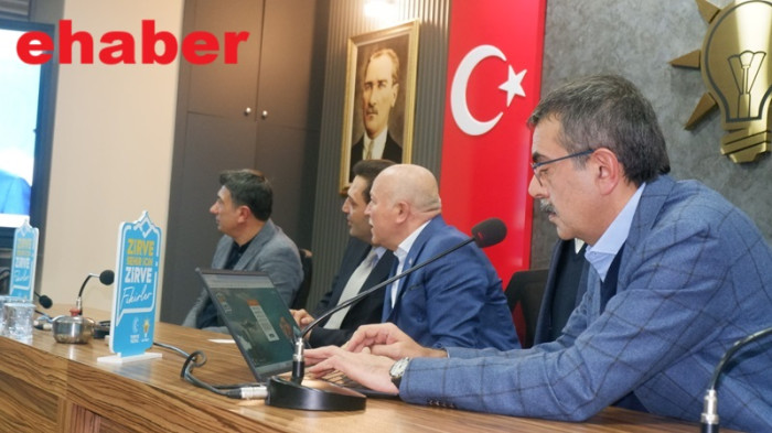 Milli Eğitim Bakanı Prof. Dr. Yusuf Tekin, AK Parti Erzurum İl Başkanlığı tarafından hazırlanan ve kamuoyuna ilk kez açıklanan “Zirve Şehir İçin, Zirve Fikirler” çalışmasının ilk projesini sundu.