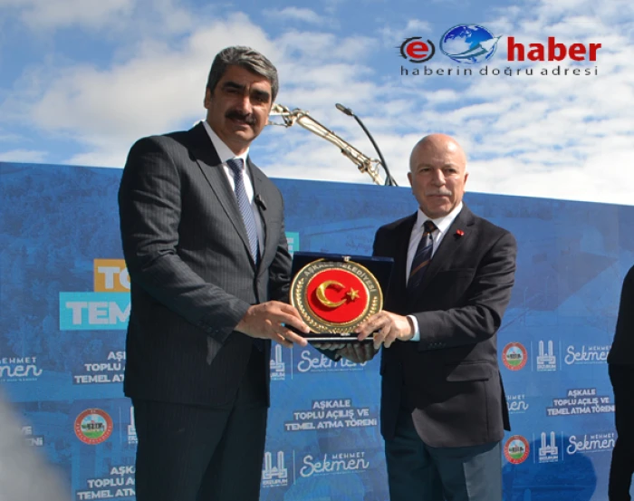 Aşkale’de düzenlenen “Toplu Açılış ve Temel Atma Töreni”, bölgenin kentsel dönüşüm sürecinde önemli bir kilometre taşı oldu.