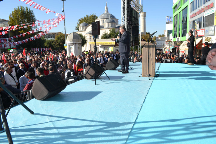 Mustafa DESTİCİ Malatya Mitinginde Halka seslendi..''Suriye de terör devleti kurulmasına müsade etmeyeceğiz.!