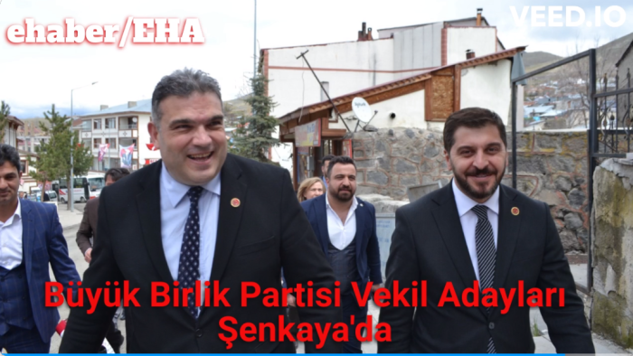 Erzurum Büyük Birlik Partisi milletvekili adayları Prof.Dr Şafak Çomaklı, Permin Şenol, Av.Yakup Demir ve Erdem Alkuş bugün Şenkaya'nın altını üstüne getirdi. 