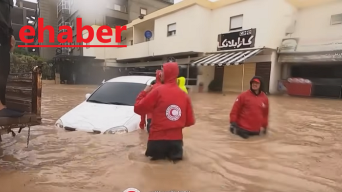 Libya'da Sel Felaketi, Ölü ve Kayıp Sayısı artıyor