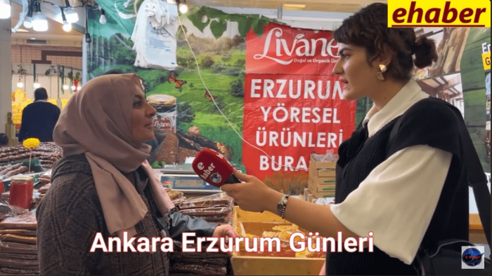 LİVANE,ÖZDEN BAL, NİLER GIDA..Erzurum'un Yöresel Markaları Ankara'da ürünlerini sergiledi..