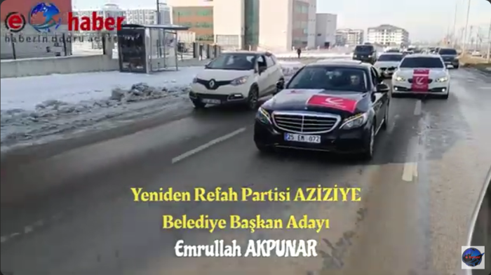 Yeniden Refah Partisinden  Emrullah Akpunar, Erzurum Aziziye Belediyesine  Başkan Adayı, Oldu.!/ EHA
