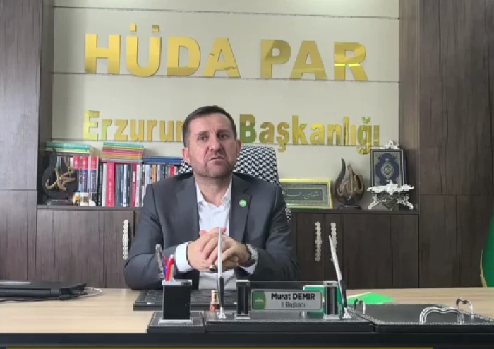 H&Uuml;DA PAR Erzurum İl Başkanı Murat Demir&rsquo;den Ramazan Bayramı Mesajı