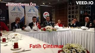 Erzurum Atletizm Federasyon Baskanı Fatih ÇİNTIMAR Uluslararası Sprint ve Bayrak Kupası yarışları başladığı bugün basın ile bir araya geldi..